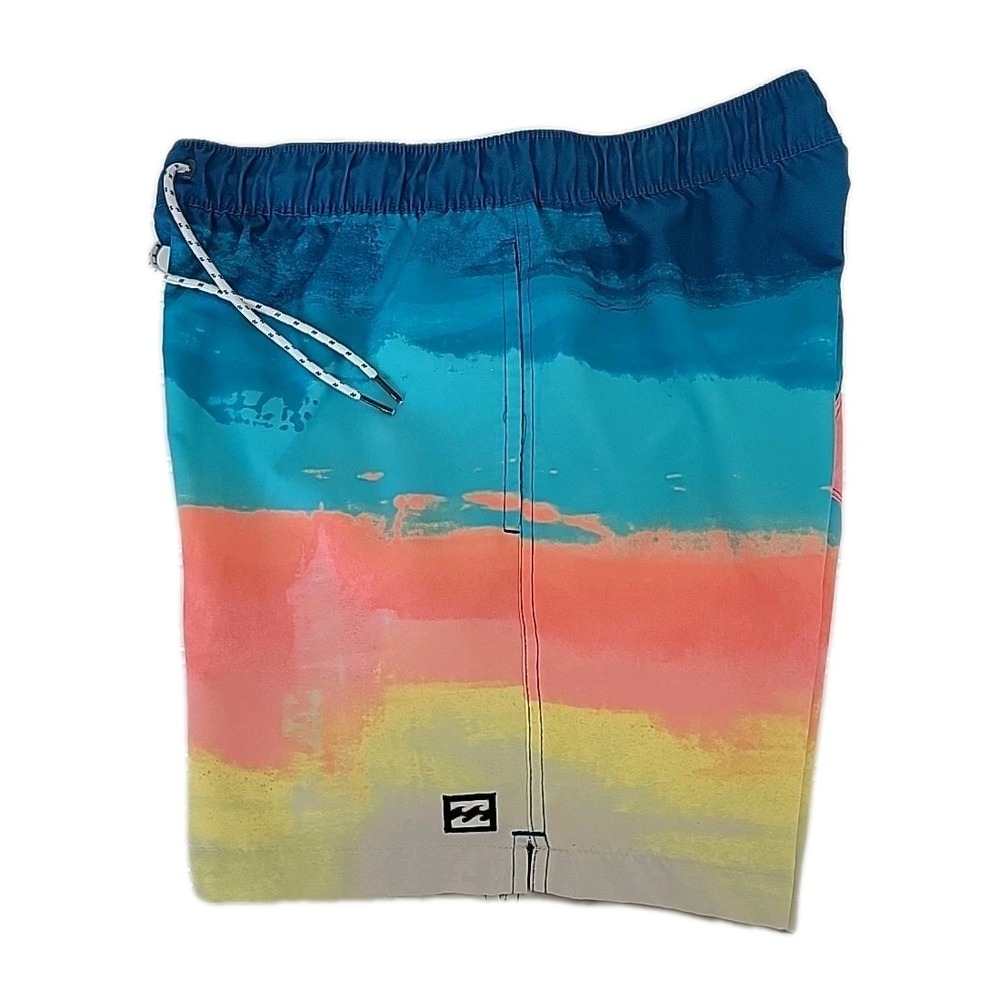 Billabong Recycler  Layback Men's Boardshorts Sunset  Trunks Size‎ Medium
